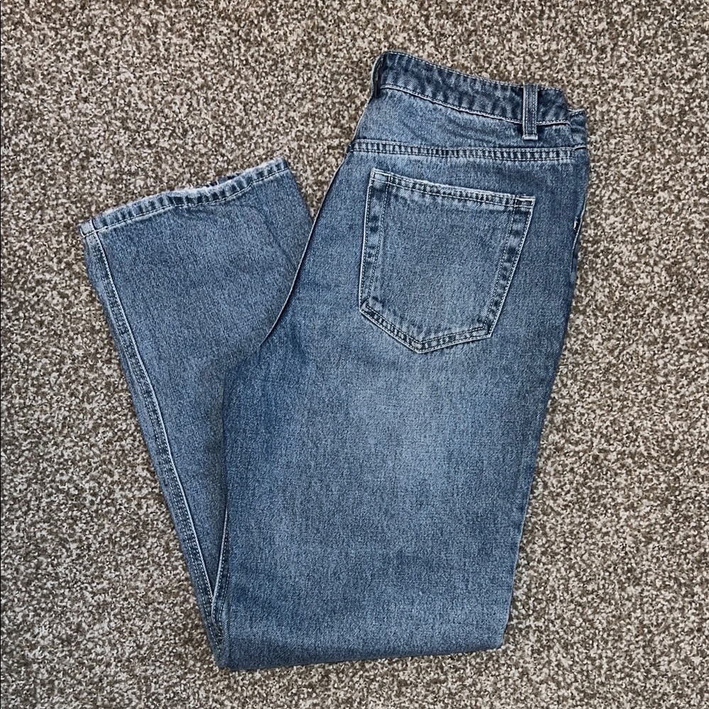 Forever 21 Blue Women Jeans With Buttons - Picture 3 of 6